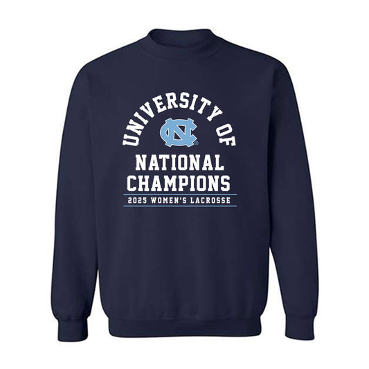 UNC - NCAA Women's Lacrosse : Betty Nelson - NCAA® Champions Crewneck Sweatshirt-0
