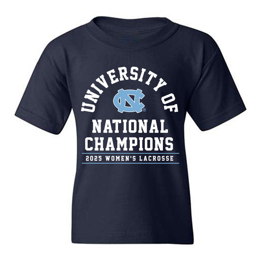 UNC - NCAA Women's Lacrosse : Ella Cabrera - NCAA® Champions Youth T-Shirt-0