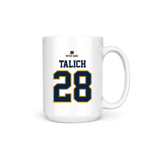 Notre Dame - NCAA Football : Luke Talich - Coffee Mug-0