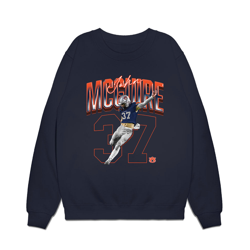 Auburn - NCAA Football : John McGuire - Collage Premium Crewneck Sweatshirt-0