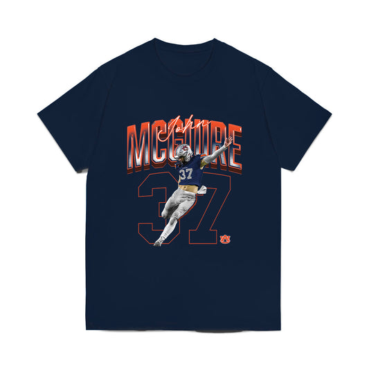 Auburn - NCAA Football : John McGuire - Collage Comfort Colors T-Shirt-0