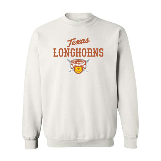 Texas - NCAA Softball : - NCAA® National Champions Roster Shirt Crewneck Sweatshirt-0