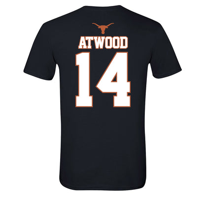 Texas - NCAA Softball : Reese Atwood - NCAA® Champions Sports Shersey Soft Style T-Shirt-1