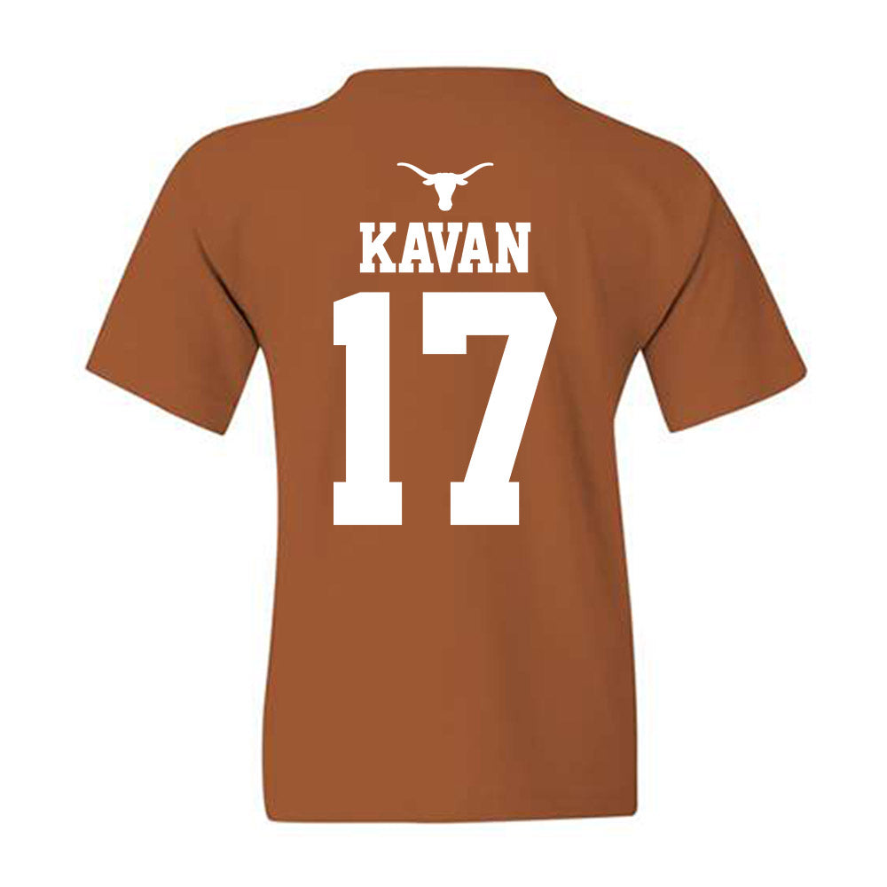 Texas - NCAA Softball : Teagan Kavan - NCAA® Champions Sports Shersey Youth T-Shirt-1