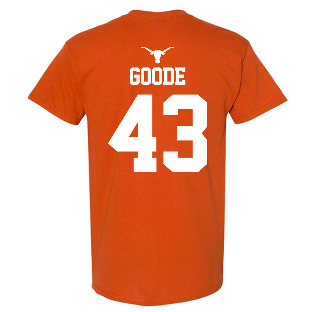 Texas - NCAA Softball : Leighann Goode - NCAA® Champions Sports Shersey T-Shirt-1