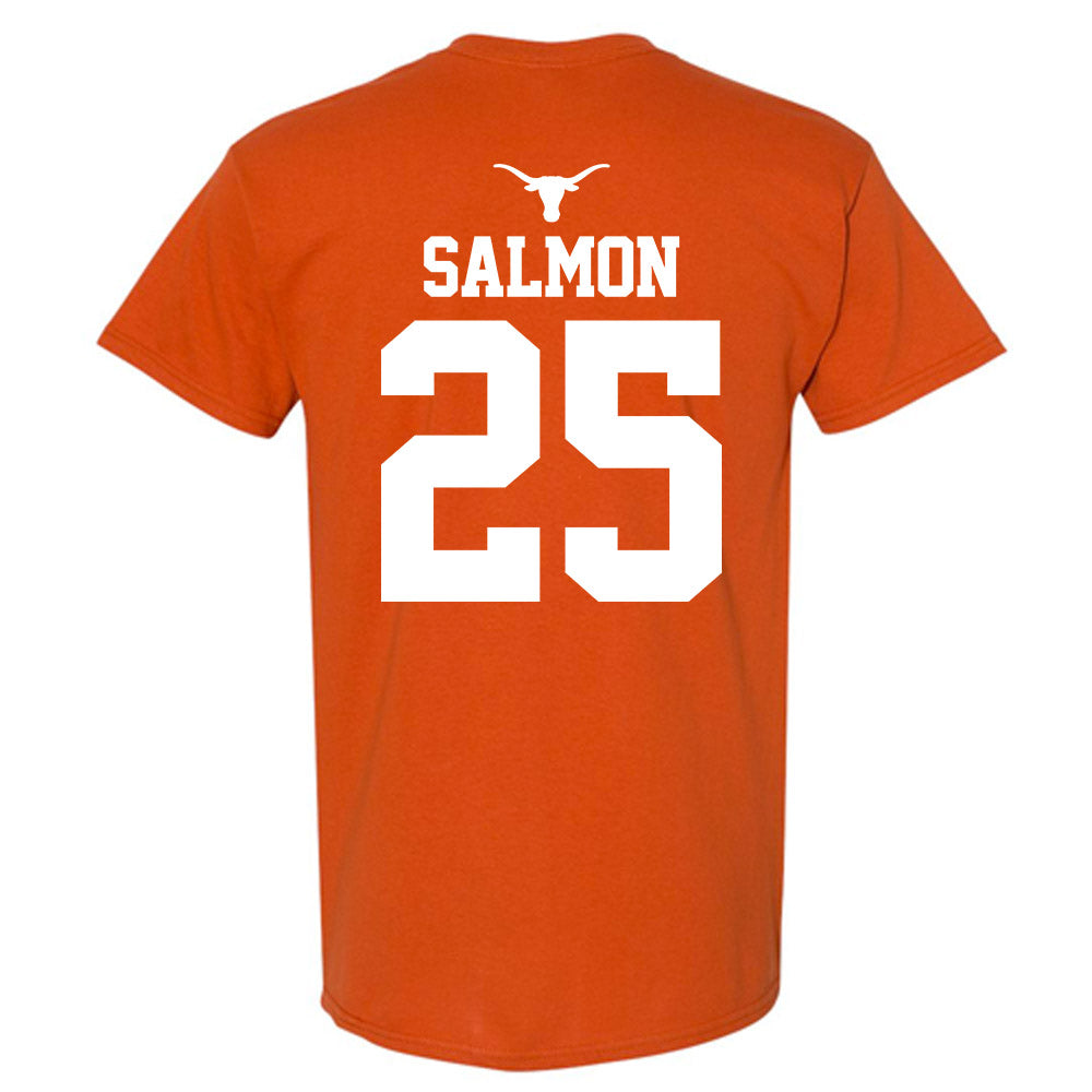 Texas - NCAA Softball : Cambria Salmon - NCAA® Champions Sports Shersey T-Shirt-1