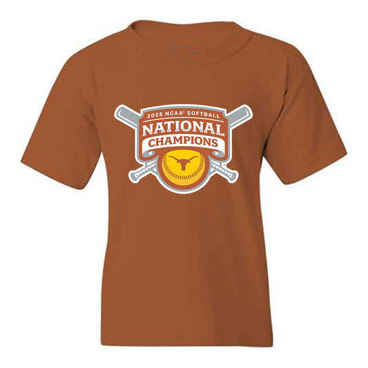 Texas - NCAA Softball : Shylien Brister - NCAA® Champions Sports Shersey Youth T-Shirt-0