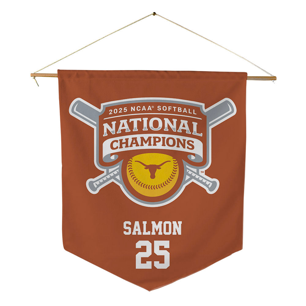 Texas - NCAA Softball : Cambria Salmon - NCAA® Pennant - 18" x 21"-0