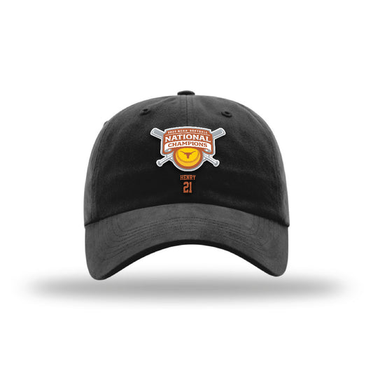 Texas - NCAA Softball : Kayden Henry - NCAA® National Champions Garment Washed Twill-0