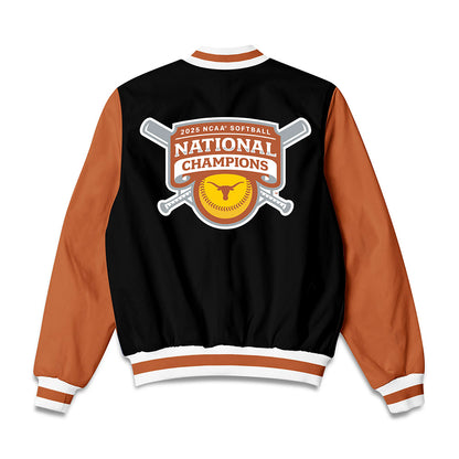 Texas - NCAA Softball : Shylien Brister - NCAA® National Champions Bomber Jacket-1