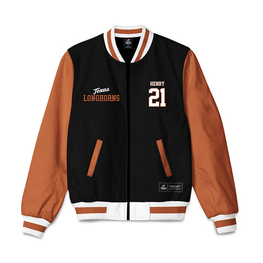 Texas - NCAA Softball : Kayden Henry - NCAA® National Champions Bomber Jacket-0