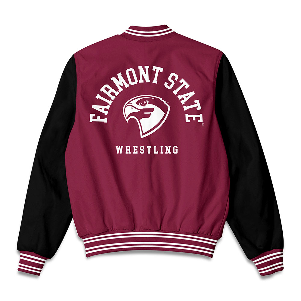 Fairmont State - NCAA Wrestling : Nolan Rice - Bomber Jacket-1