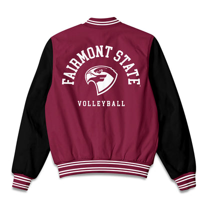 Fairmont State - NCAA Women's Volleyball : Grace DeVall - Bomber Jacket-1
