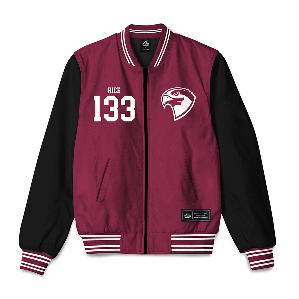 Fairmont State - NCAA Wrestling : Nolan Rice - Bomber Jacket-0