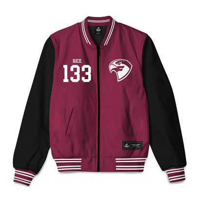 Fairmont State - NCAA Wrestling : Nolan Rice - Bomber Jacket-0