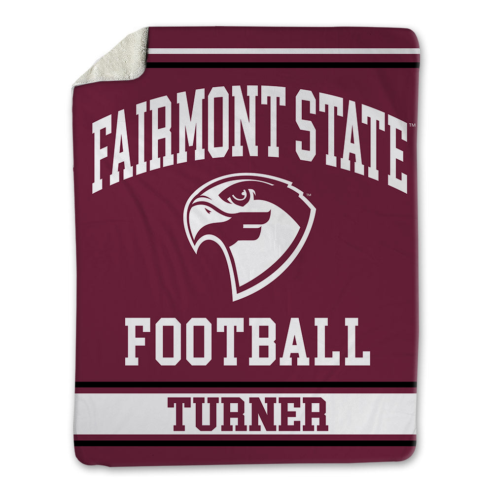 Fairmont State - NCAA Football : Ivan Turner - Blanket-0