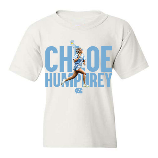 UNC - NCAA Women's Lacrosse : Chloe Humphrey - Collage Youth T-Shirt-0