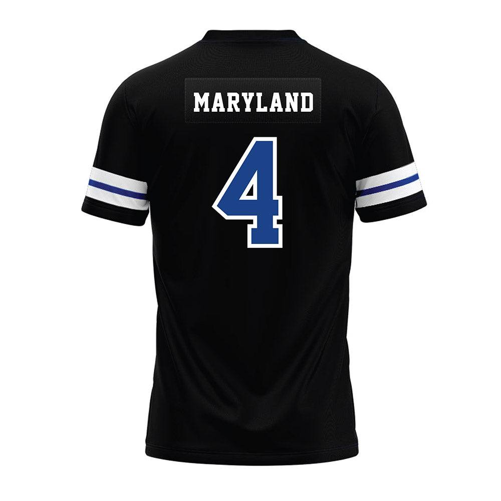 EIU - NCAA Football : Nasir Maryland - Black Premium Football Jersey-1