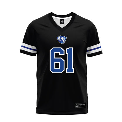 EIU - NCAA Football : Antonie De Lau - Black Premium Football Jersey-0