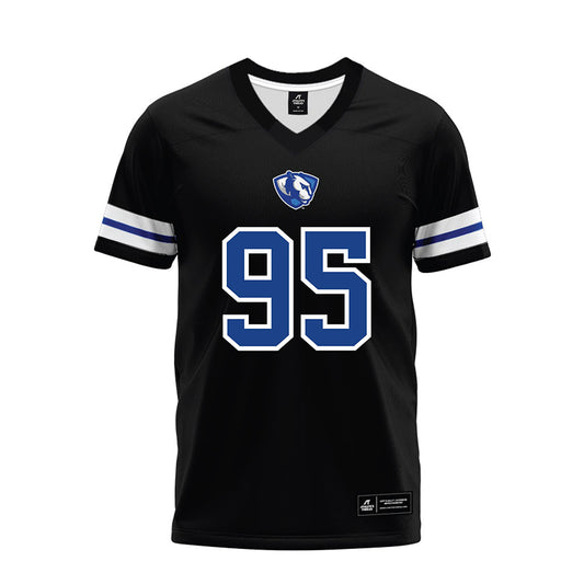 EIU - NCAA Football : Leon Muller - Black Premium Football Jersey-0