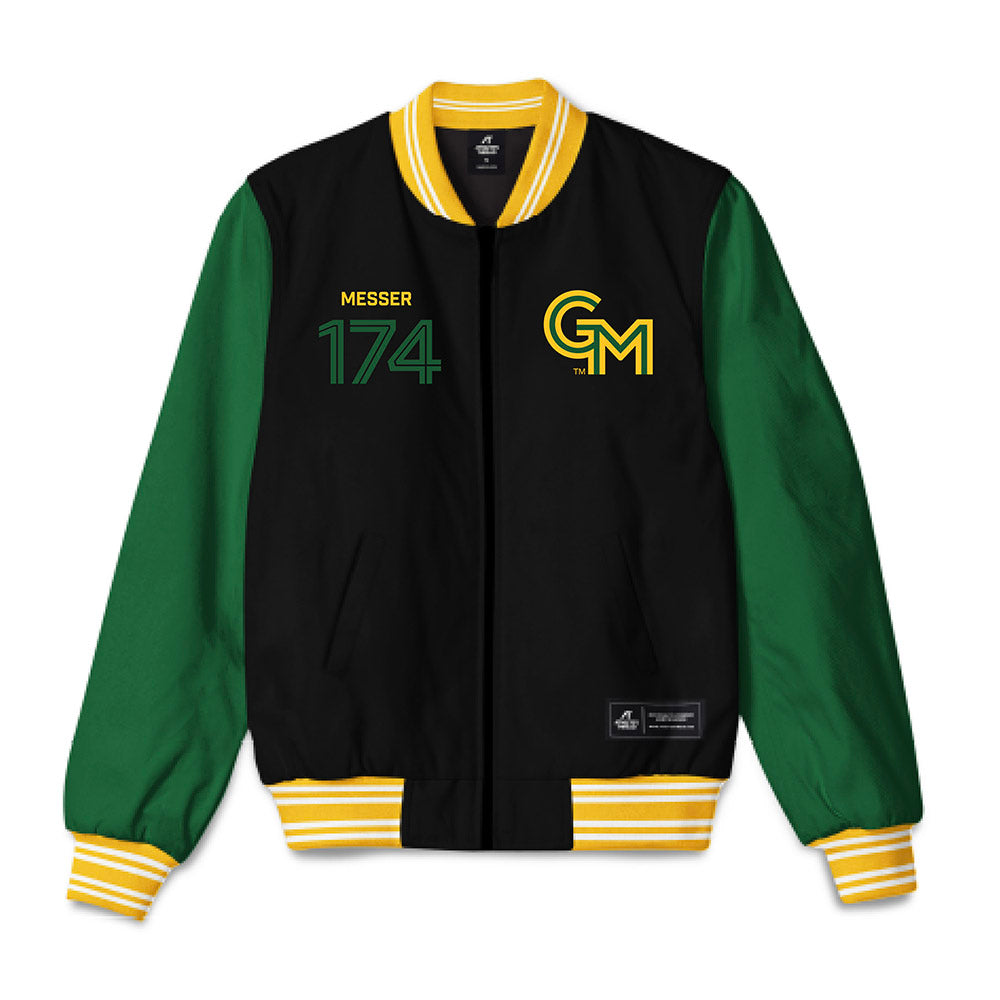 GMU - NCAA Wrestling : Logan Messer - Bomber Jacket-0