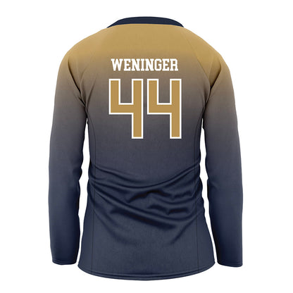 Georgia Tech - NCAA Women's Volleyball : Willow Weninger - Navy Volleyball Jersey-1
