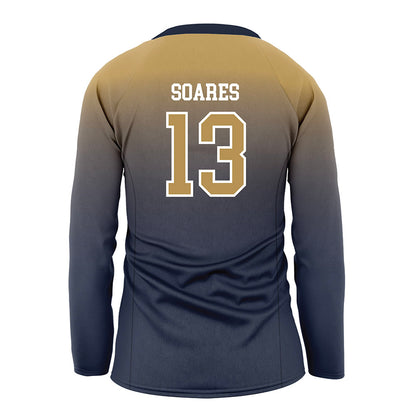 Georgia Tech - NCAA Women's Volleyball : Heloise Soares - Navy Volleyball Jersey-1