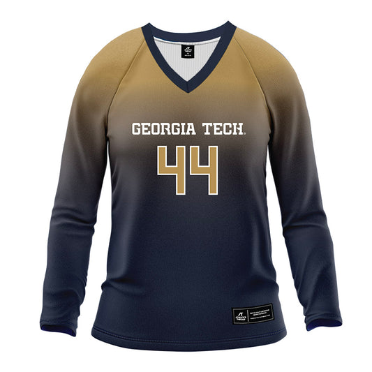 Georgia Tech - NCAA Women's Volleyball : Willow Weninger - Navy Volleyball Jersey-0