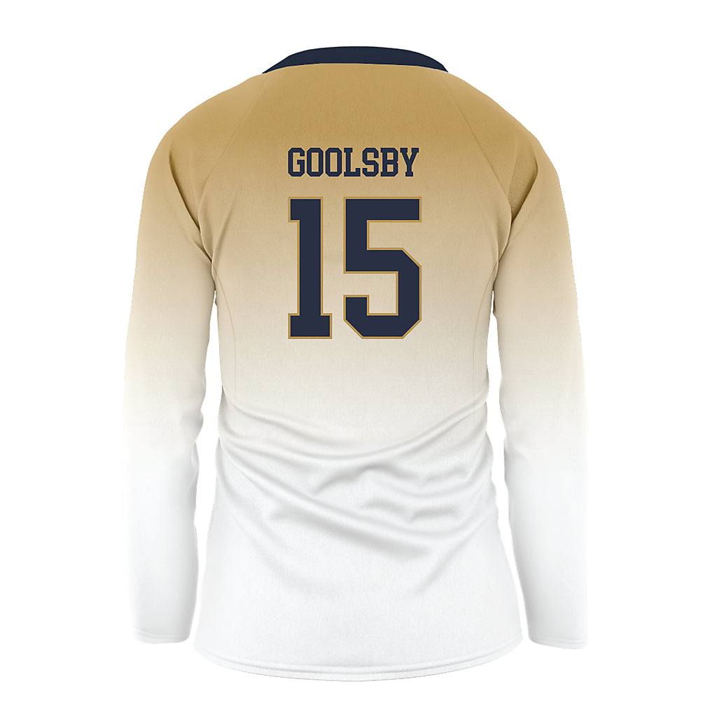 Georgia Tech - NCAA Women's Volleyball : Ashlyn Goolsby - White Volleyball Jersey-1
