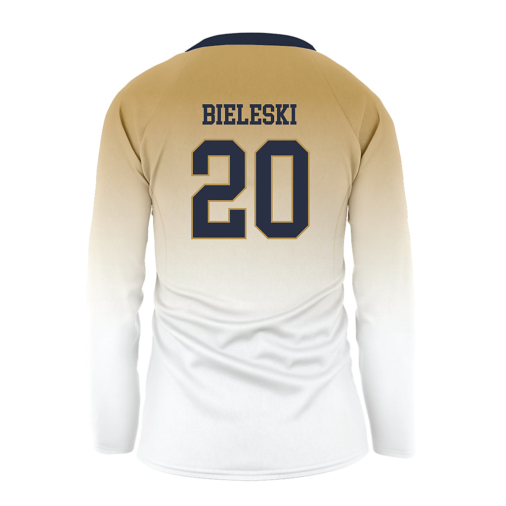 Georgia Tech - NCAA Women's Volleyball : Laura Bieleski - White Volleyball Jersey-1