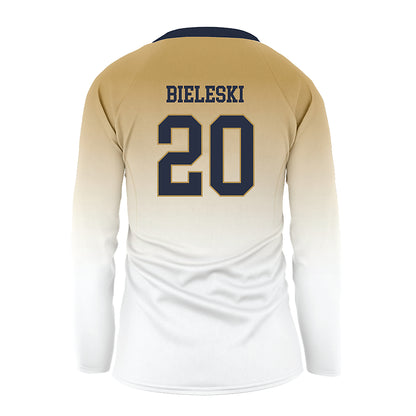 Georgia Tech - NCAA Women's Volleyball : Laura Bieleski - White Volleyball Jersey-1