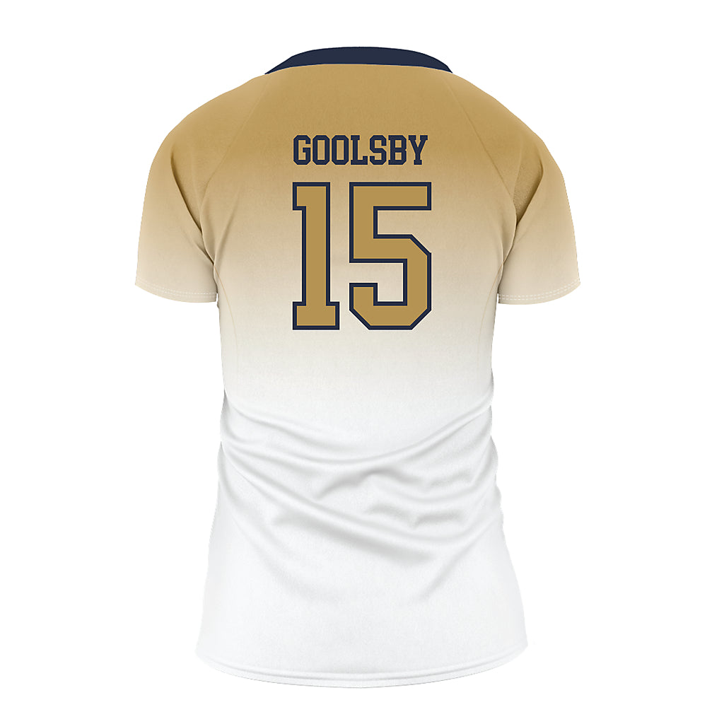 Georgia Tech - NCAA Women's Volleyball : Ashlyn Goolsby - White Volleyball Jersey-1