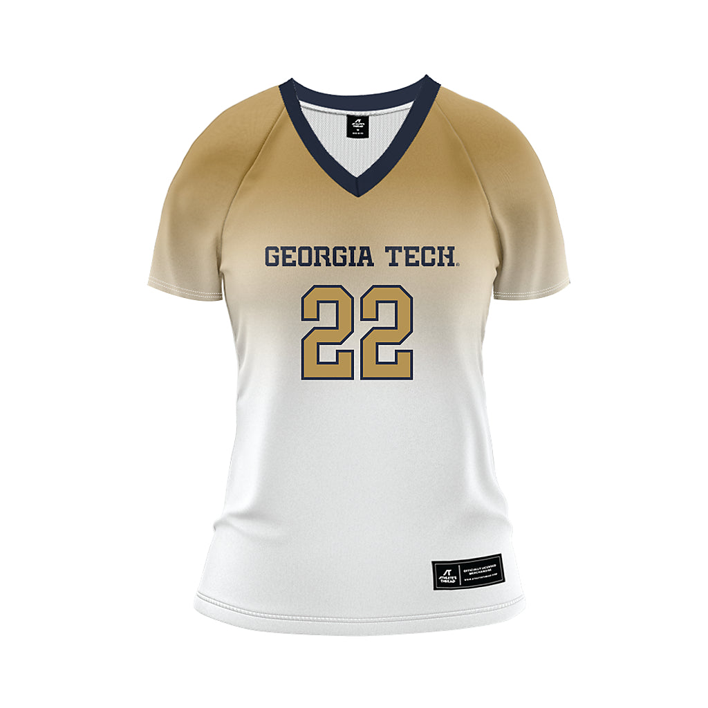 Georgia Tech - NCAA Women's Volleyball : Ital Lopuyo - White Volleyball Jersey-0