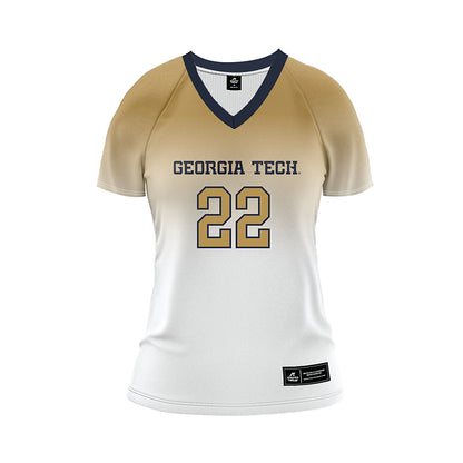 Georgia Tech - NCAA Women's Volleyball : Ital Lopuyo - White Volleyball Jersey-0