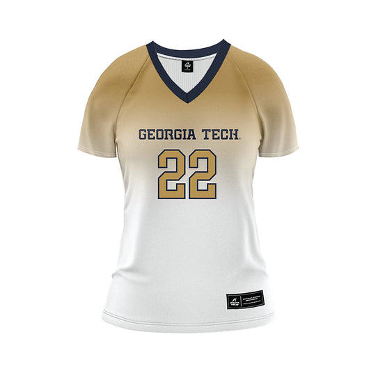 Georgia Tech - NCAA Women's Volleyball : Ital Lopuyo - White Volleyball Jersey-0
