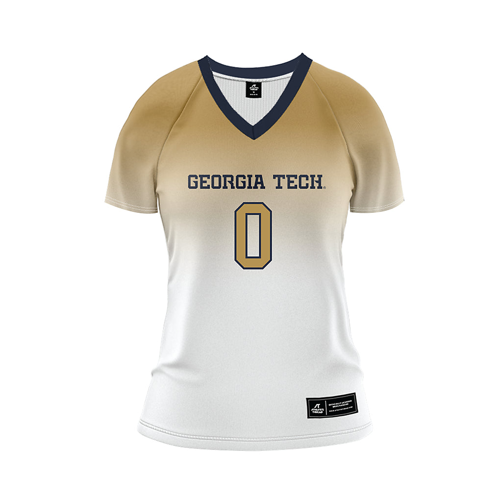 Georgia Tech - NCAA Women's Volleyball : liv mogridge - White Volleyball Jersey-0