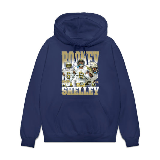 Georgia Tech - NCAA Football : Rodney Shelley Jr - Collage Fleece Hooded Sweatshirt-0