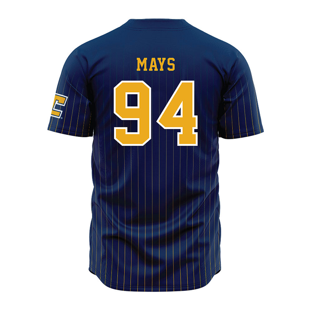 UTC - NCAA Football : Myles Mays - Blue Jersey-1