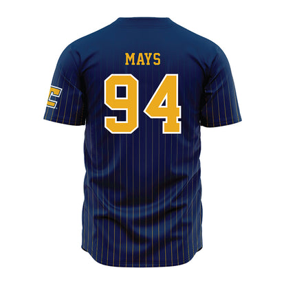 UTC - NCAA Football : Myles Mays - Blue Jersey-1