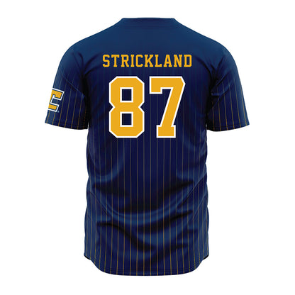 UTC - NCAA Football : Landon Strickland - Blue Jersey-1