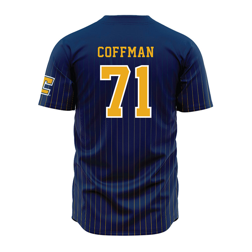 UTC - NCAA Football : Connor Coffman - Blue Jersey-1