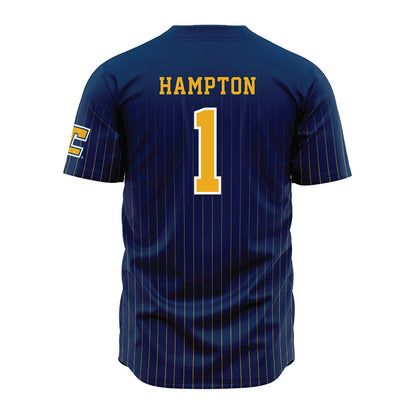 UTC - NCAA Men's Basketball : Matt Hampton - Blue Jersey-1