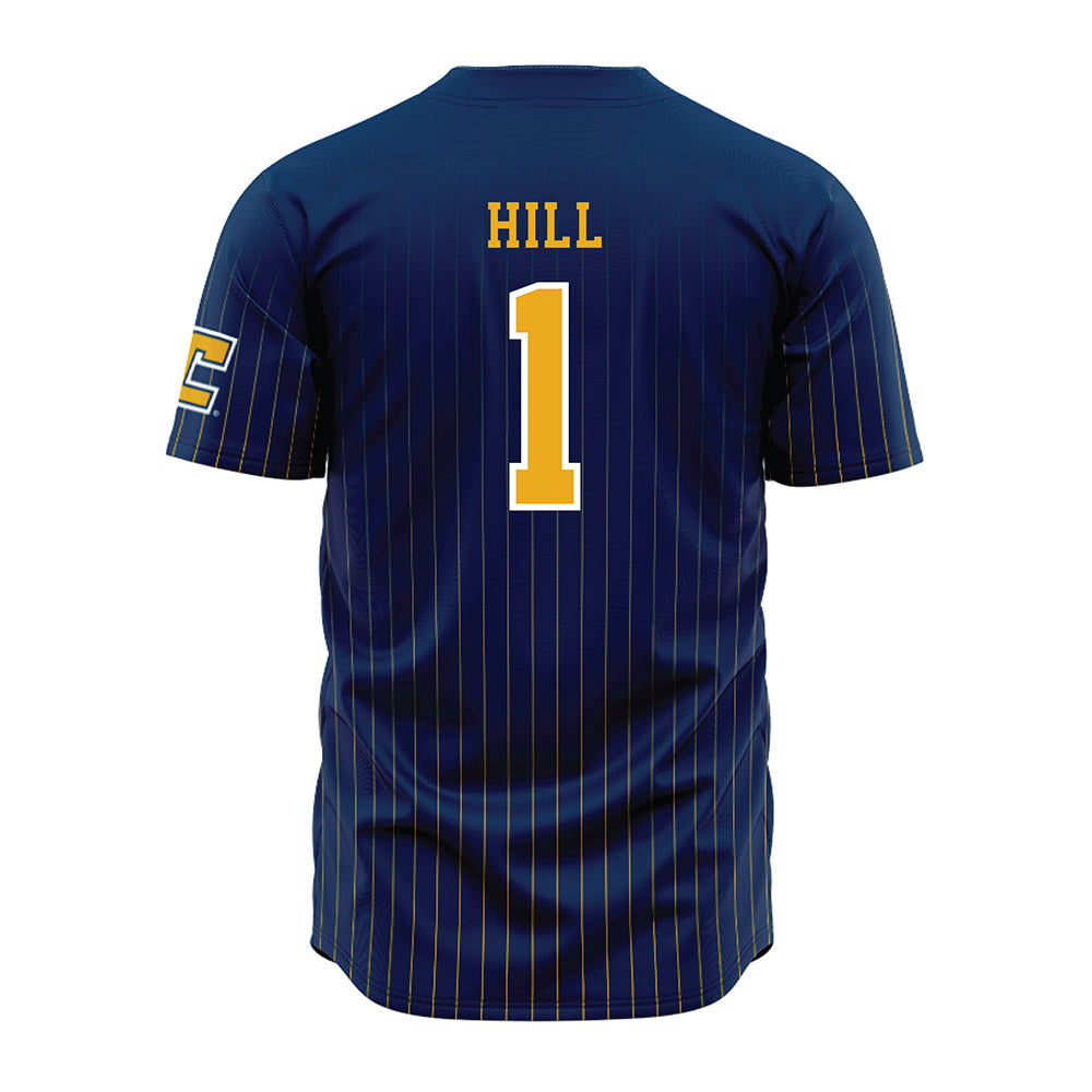 UTC - NCAA Women's Basketball : Sinae Hill - Blue Jersey-1