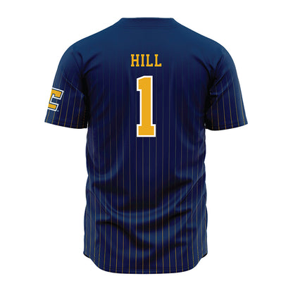 UTC - NCAA Women's Basketball : Sinae Hill - Blue Jersey-1
