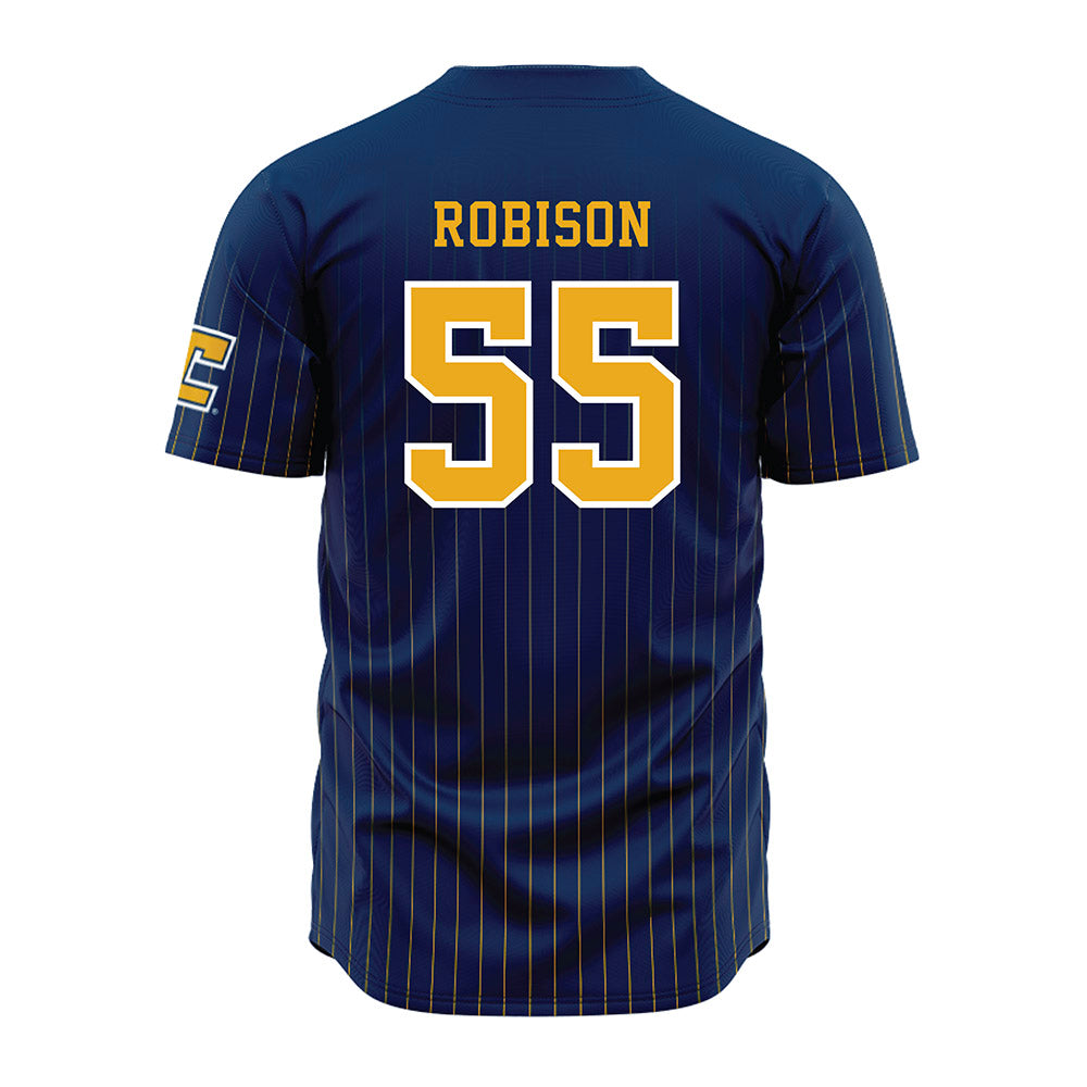 UTC - NCAA Men's Basketball : Parker Robison - Blue Jersey-1