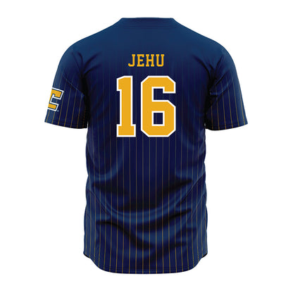 UTC - NCAA Football : Heath Jehu - Blue Jersey-1