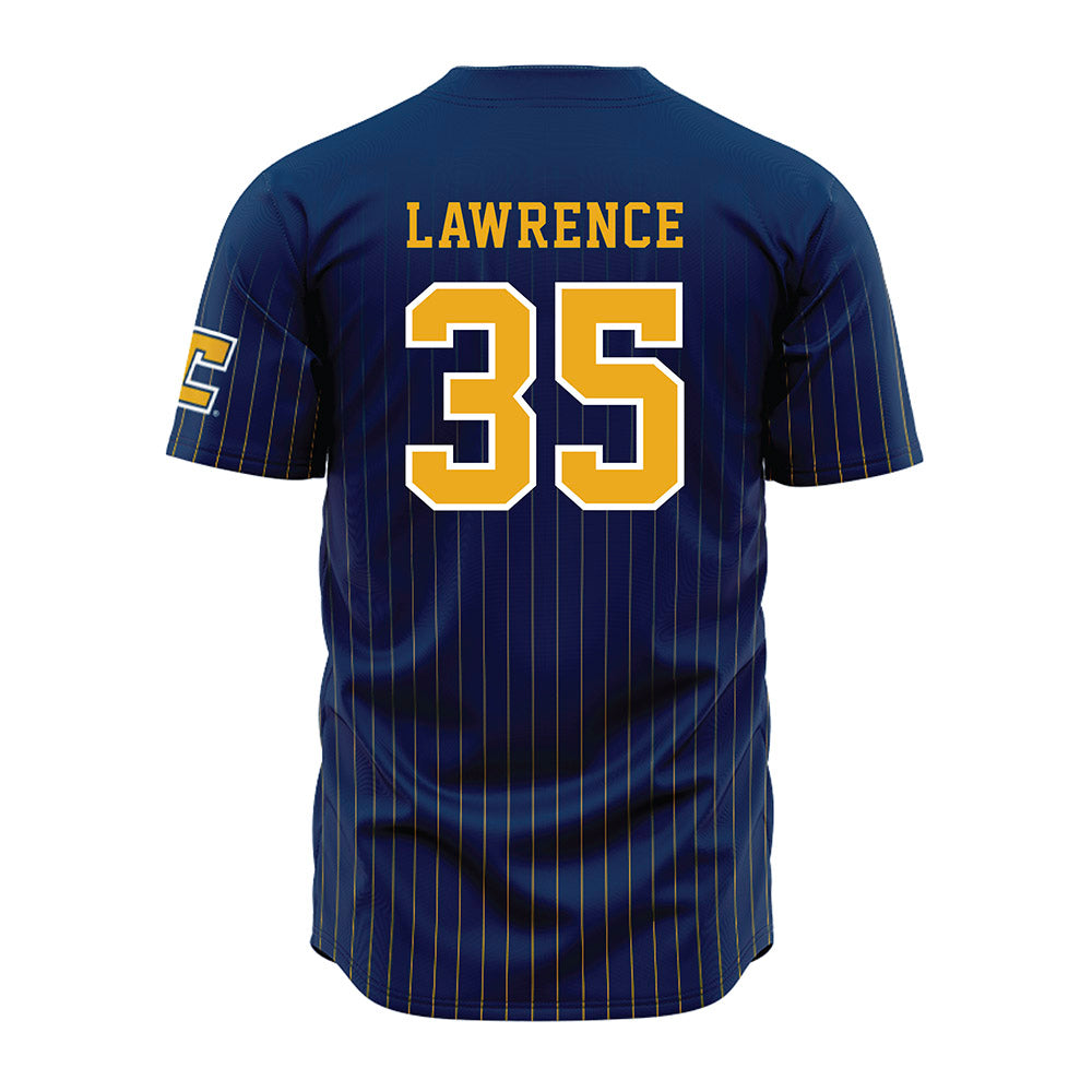 UTC - NCAA Football : Taylor Lawrence - Blue Jersey-1