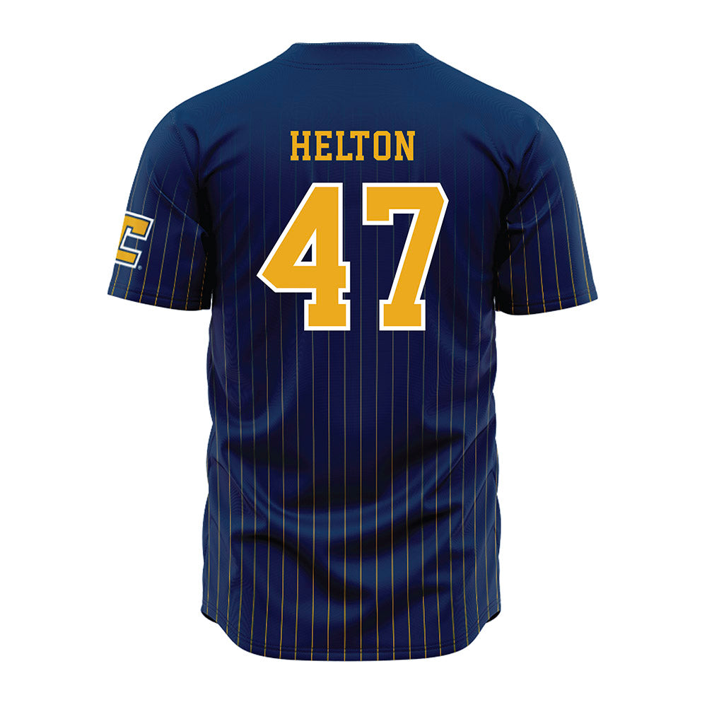 UTC - NCAA Football : Gavin Helton - Blue Jersey-1