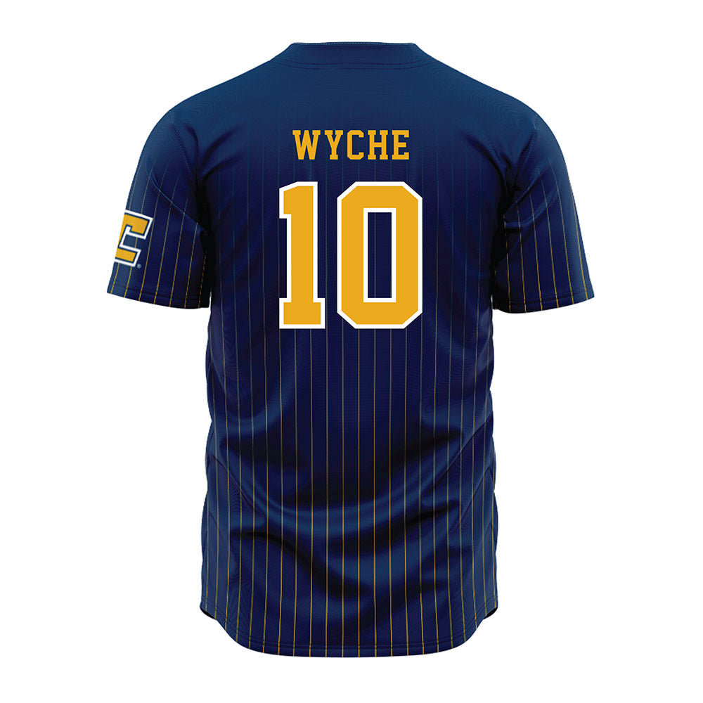 UTC - NCAA Football : Journey Wyche - Blue Jersey-1