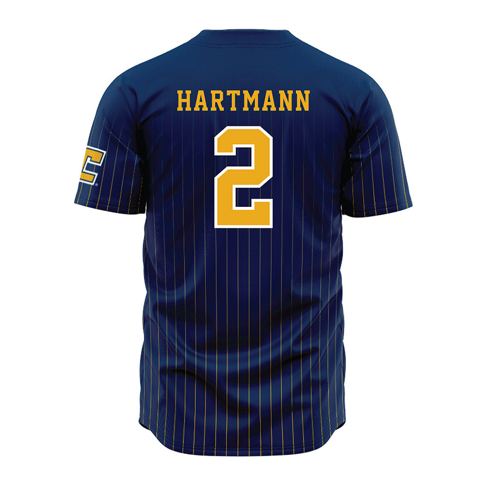 UTC - NCAA Men's Basketball : Sebastian Hartmann - Blue Jersey-1